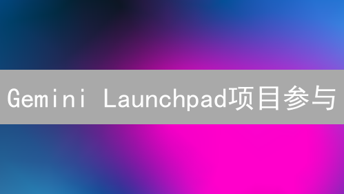 Gemini Launchpad项目参与：流程、资格与策略