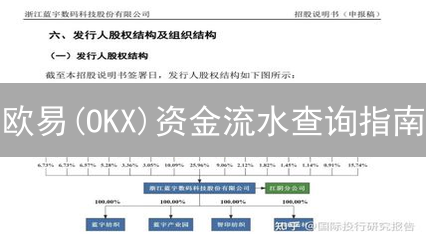 欧易(OKX)资金流水查询指南：网页/APP实时追踪，一键导出！