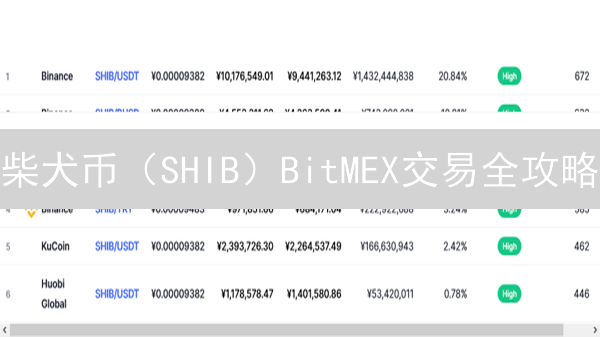 柴犬币（SHIB）BitMEX交易全攻略：ETH结算，合约模拟与风险管控！